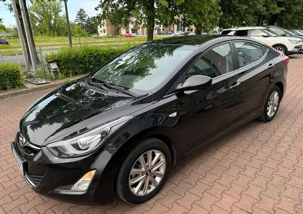 Hyundai Elantra cena 36500 przebieg: 173500, rok produkcji 2014 z Brzostek małe 154